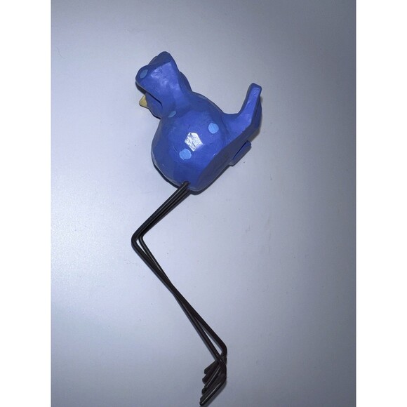 Russ Berrie &Co. Merrily Tweet Along Blue Bird shelf sitter Whimsical - Picture 3 of 7